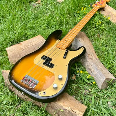 Vintage Fender Fullerton 1982 -1957 Reissue Precision Bass 1st Year image 6