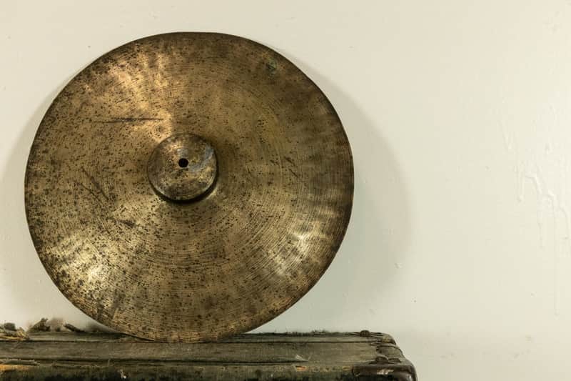 1910s 1920s Rui Ji 13.25" China Cymbal 709g Bild 1
