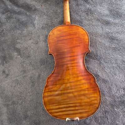 Dahlia 5 string acoustic/electriv violin by G. Edward Luthieryin #424 2016 - Light brown image 2