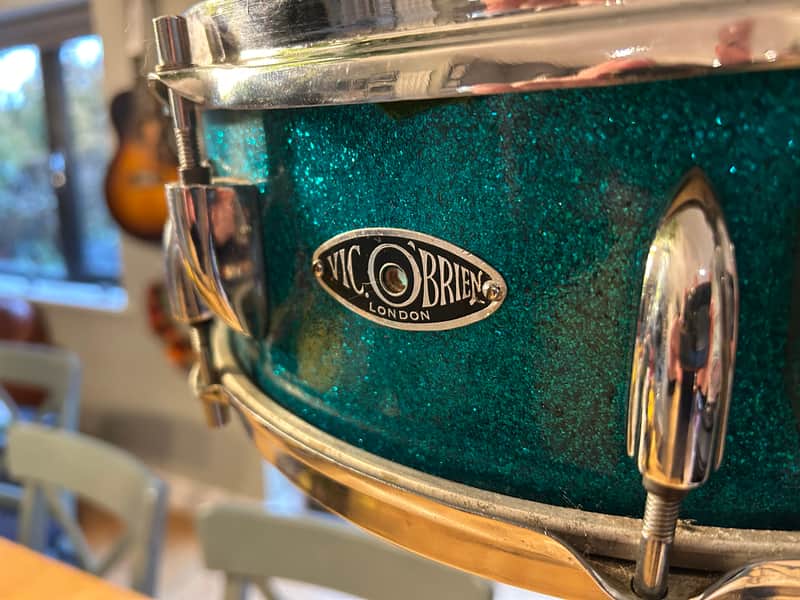 Vic O’brien 1950-1960’s- Glitter turquoises image 1