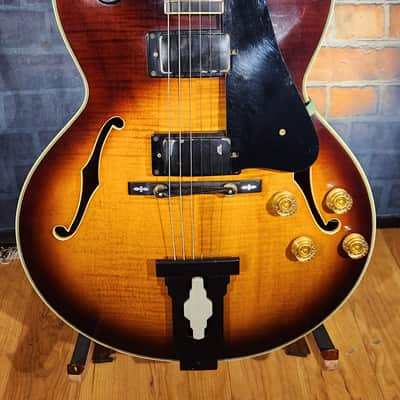 Vintage 1978 Ibanez 2635 Artist Archtop Semi-Hollow Sunburst w/ OHSC image 6