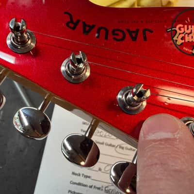 2025 Fender Japan MIJ FSR Traditional 60s Jaguar Candy Apple Red Matching Headstock image 16
