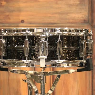 Ludwig Hammered Black Beauty 5x14 LB416K B-Stock Snare Drum - New! image 2