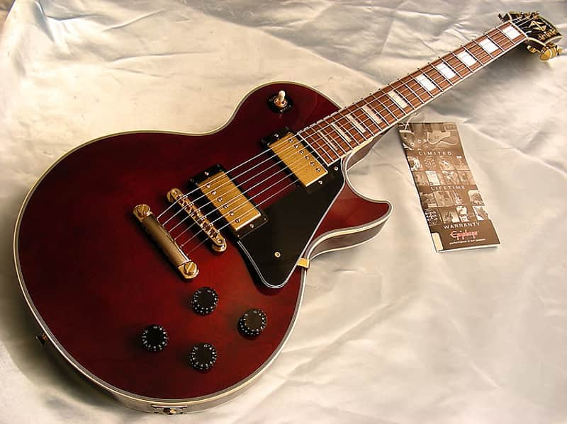 2004 Epiphone Elitist Les Paul Custom image 1