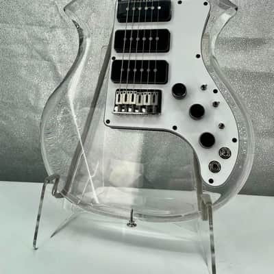 Electrical Guitar Company Tiger Garcia 2021 - Polished aluminum neck and clear acrylic body OBEL image 3