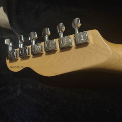 1997 Fender Telecaster American Standard w/Waylon Jennings-style Custom Leather Cover/Wrap & Hard Case image 16