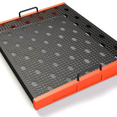 Temple Audio TRIO 21 Pedalboard, 21" x 16.5", Temple Red image 3