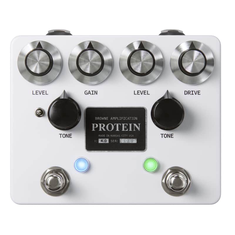Browne Amplification Protein Dual Overdrive V4 White Finish image 1