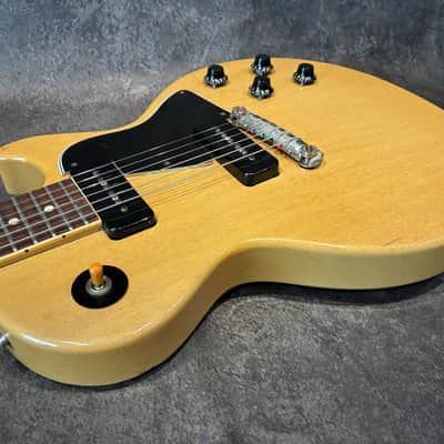 GIBSON LES PAUL TV SPECIAL 1957 - TV YELLOW - 100% ORIGINAL EXCEPT FOR TUNER BUTTONS image 9