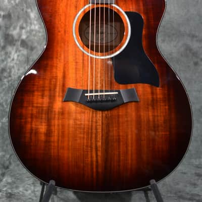 Taylor 224ce K DLX Koa wood Grand Auditorium Acoustic Electric Cutaway Shaded Edgeburst w Deluxe Hardshell Case image 1