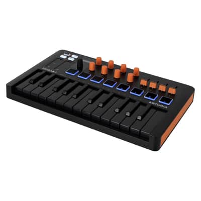 Arturia MiniLab 3 - Universal MIDI Controller for Music Production, with All-in-One Software Package - 25 Keys, 8 Multi-Color Pads - Orange Edition image 4