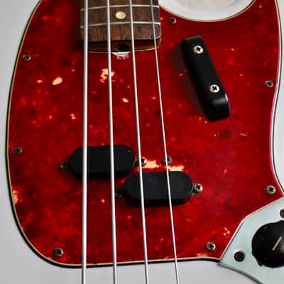 1966 Fender Mustang Bass with OHSC image 10