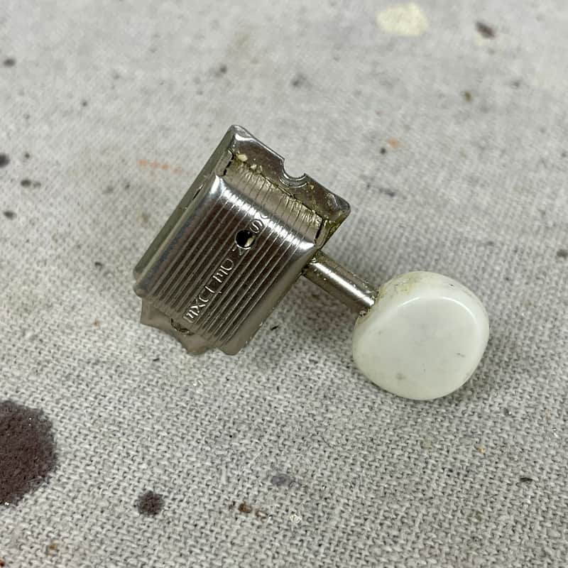 1956-1958 Fender Kluson Single Line Low-E String Tuner-Tuning Key for Musicmaster Duo-Sonic PAT APPLD image 1