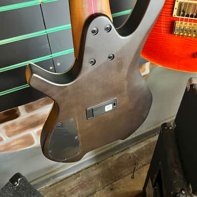 Cort Artisan Space 5 Star Dust Black 2024 5 String Headless Bass Guitar image 10