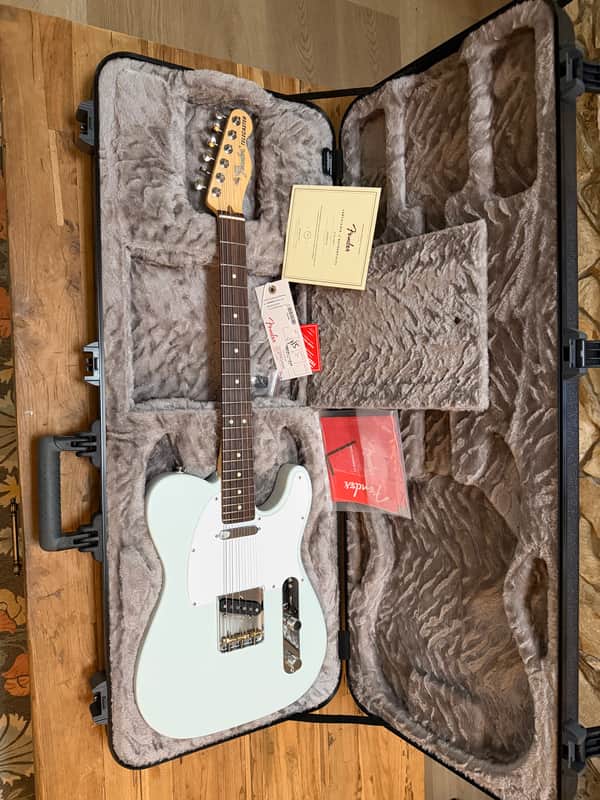 Fender American Performer Telecaster w/ tags and case 2024 - Satin Sonic Blue