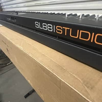 Studiologic SL88 Studio Hammer Action 88-Key MIDI Controller 2010s - Black image 1