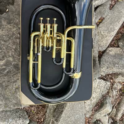 Euphonium 3 Valve Custom Black Gold Colour image 10