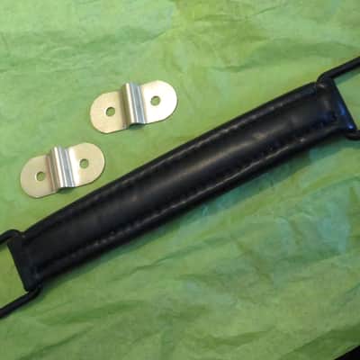 NOS leather guitar case handle for Hiscox Calton mark leaf skb gator crossrock flight case image 6