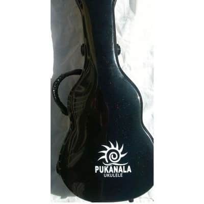 PukanaLa Model FG-C-BK Black Concert Ukulele Fiberglass Hardshell Case image 6