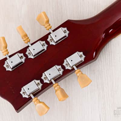 1980 Tokai Reborn Old Love Rock LS120 Original Burst w/ Lifton-Style Case, Double Cream DiMarzio PAF image 5