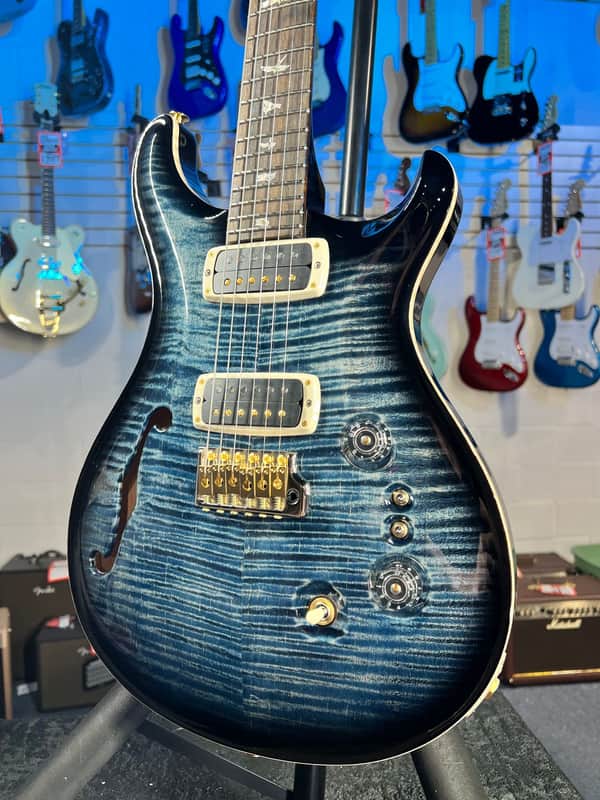 PRS Custom 2408 Semi Hollow 40th Anniversary 2025 - Faded Whale Blue Smokeburst, Signature Dealer, Free Ship, FREE PLEK 313 image 1