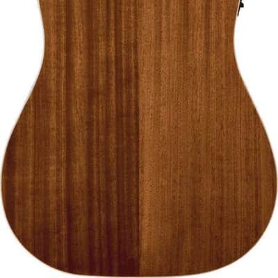 Washburn Harvest Dreadnought Cutaway Acoustic Guitar, Natural Gloss (WD7SCE-A-U) image 2
