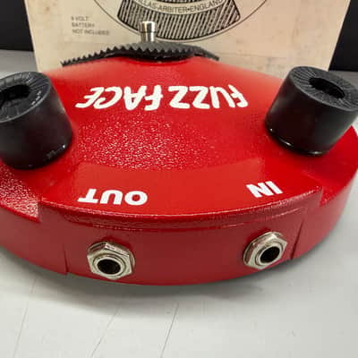 Dunlop JHF2 Jimi Hendrix Signature Fuzz Face In Box NKT 275 1990 - 1998 - Red image 3