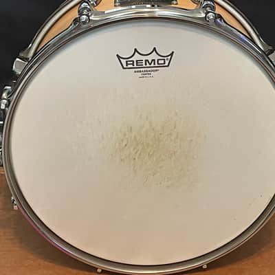 Yamaha MSD1365SJ Steve Jordan Signature 13x6.5" Maple Snare Drum 2000s - Natural image 5
