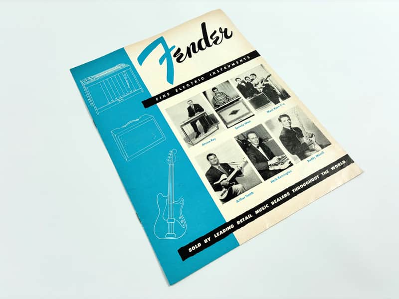 Fender Catalog – Fine Electric Instruments. Orignal. 1957 image 1