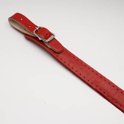 Accordion Shoulder Strap Boppola - Red on Red (Embosed) image 5