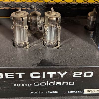 Jet City 20 Amp head & Jet City JCA12S Cab 2000's - Black & Blue image 8