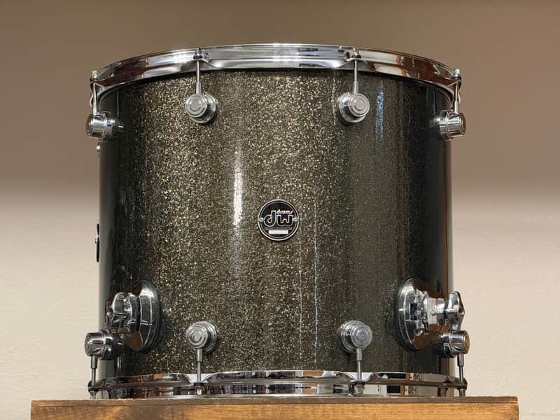 DW 16" Performance Series Pewter Sparkle 14x16 Floor Tom image 1