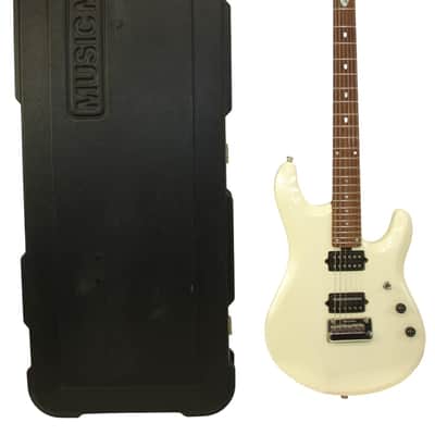 Ernie Ball Music Man John Petrucci JP6 Electric Guitar, White Pearl w/ Case image 1