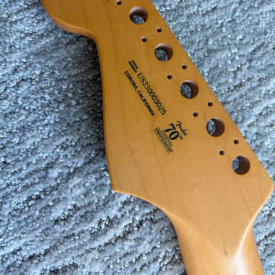Fender 2024 70th Anniversary American Ultra Stratocaster Neck Maple OEM image 3