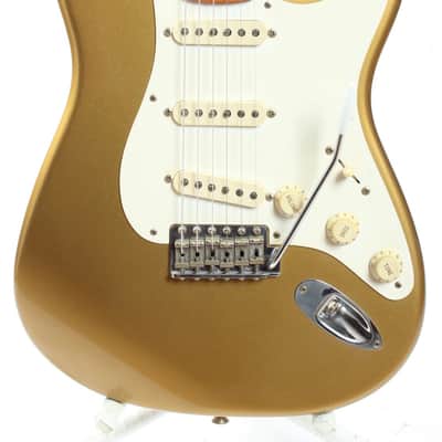 1998 Fender Stratocaster American Vintage '57 Reissue aztec gold image 2