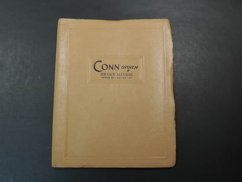 Conn Model 800, 810, 820, 821 Service Manual