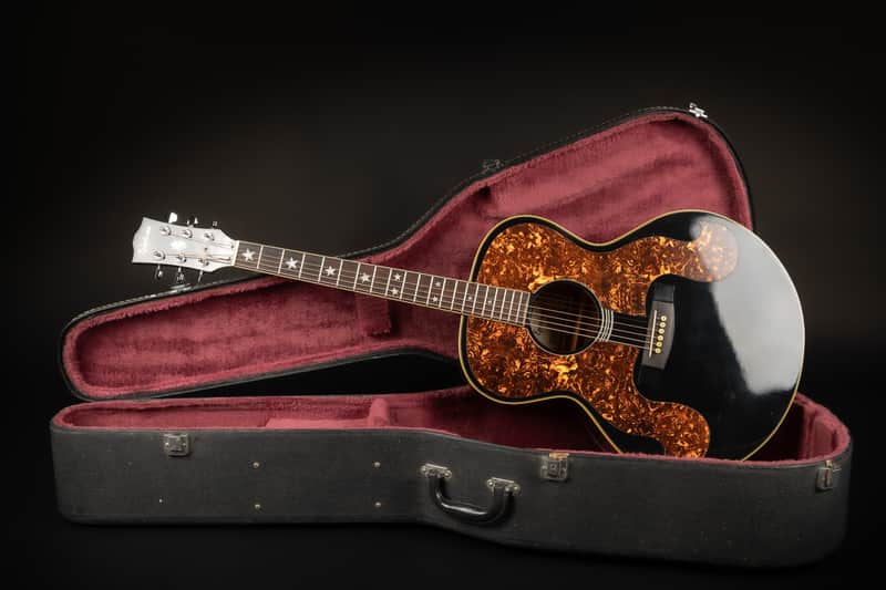 1991 Epiphone SQ-180 Everly Brothers Signature - Black | | Reverb