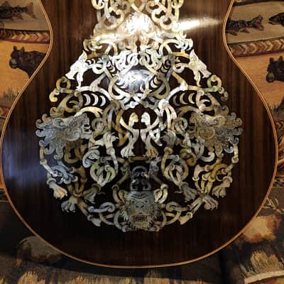 Blueberry Guitar Special Custom Grand Concert Rosewood Acoustic 6 String image 11