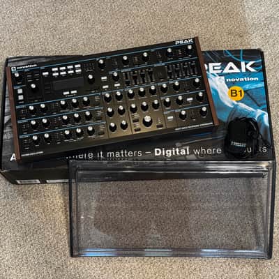 Novation Peak 8-Voice Desktop Synthesizer 2017 - Present - Black + *Decksaver*