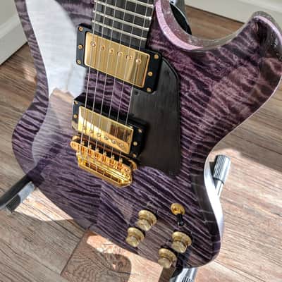 Knaggs T1 Tier 1 Honga 2018 Trans Purple. Amazing Top! Electric Guitar image 4