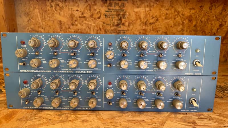 Orban 622B Dual-Channel 4-Band Parametric Equalizer- Blue image 1