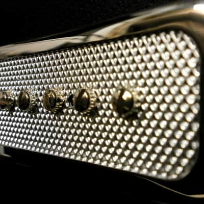 FOIL P90 soap bar Pickups SET SILVER / CHROME cover Bridge And Neck Fits Gibson SG LP Junior Q image 7