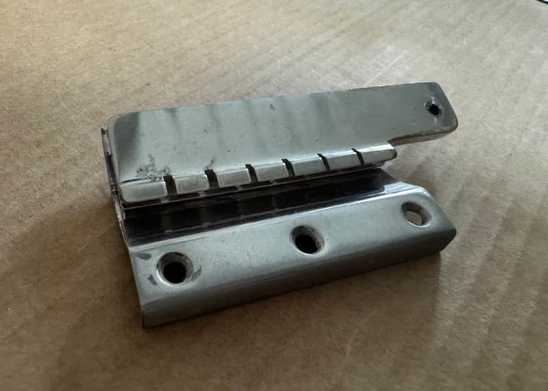 Gibson Vintage 1962 Nickel Short Maestro Tremolo Tailpiece Les Pau SG Melody Maker 1961 1963 1964 1965 1960's image 1