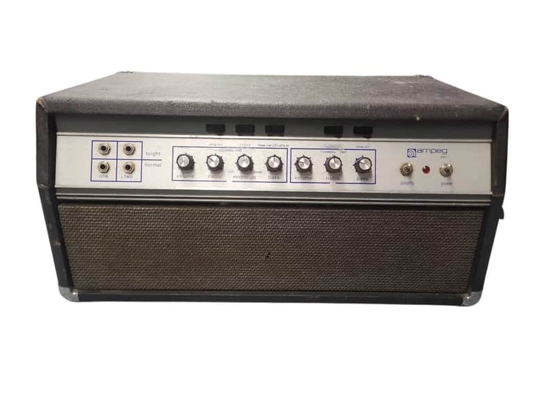 Ampeg SVT "Blue Line" 300-Watt Bass Amp Head, 1969 - 1972 image 1