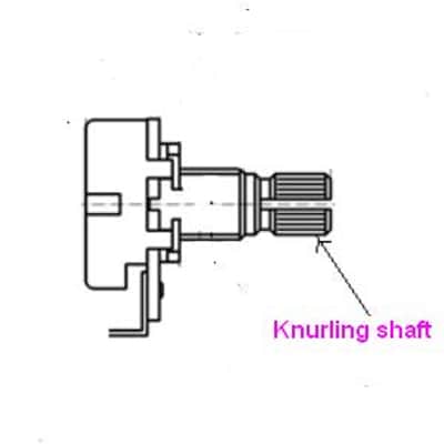 1 Volume and 1 Tone, Jazzmaster Witch Hat Knob for 1/4" CTS Solid shaft potentiometers - Ivory image 3