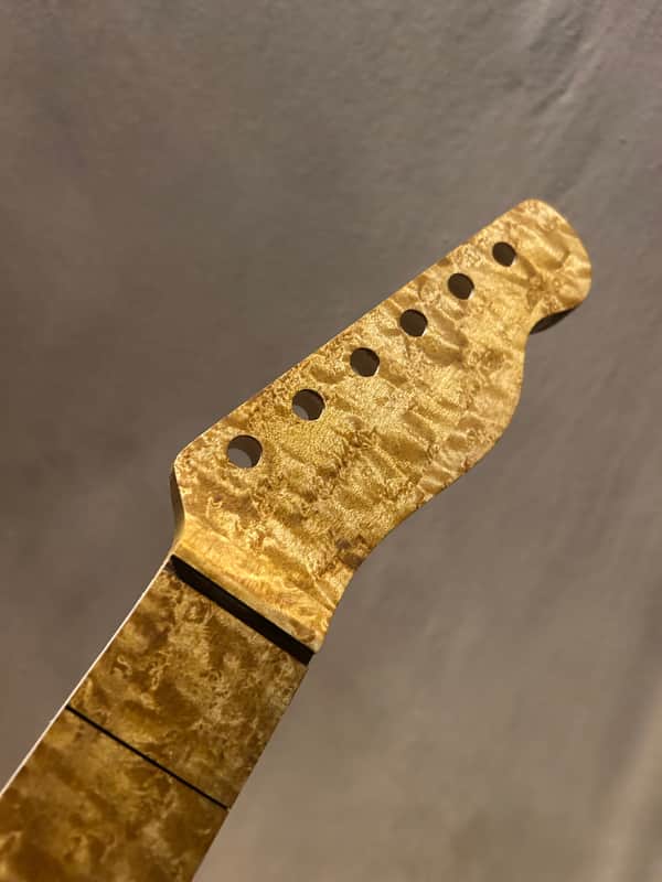 Mastergrade Birdseye Maple Tele Neck 3 Fits Fender & Warmoth image 1