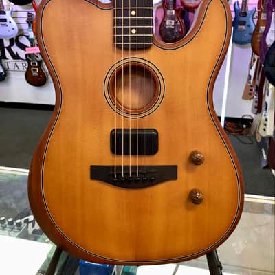 Fender Acoustasonic Standard Telecaster Acoustic Electric, Aged Natural image 2