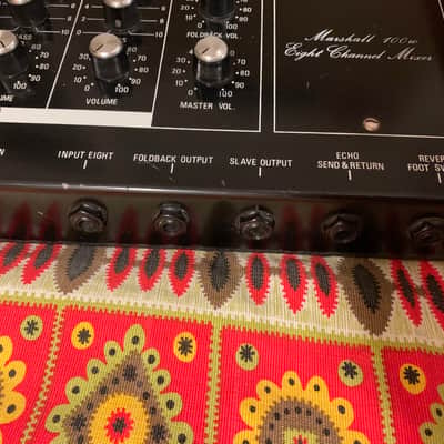 very rare Marshall 8 Channel Mixer 100w 1978 - Vintage Mixer with Spring Reverb, Power Amplifier and Preams image 19