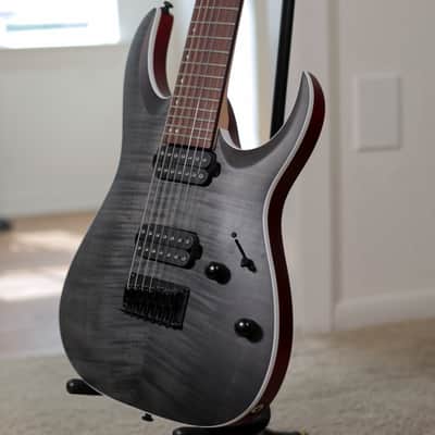 Ibanez RGA742FM-TGF Standard 2021 - Present - Transparent Gray Flat image 2