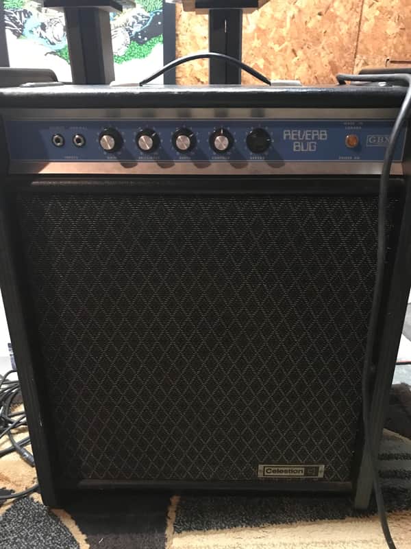 GBX Reverb bug vintage amplifier 12" combo celestion greenback image 1